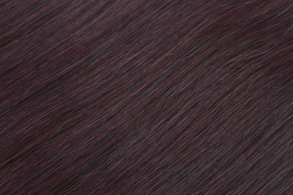 Extensions - Human Hair, 40 cm - Colour 24 plum